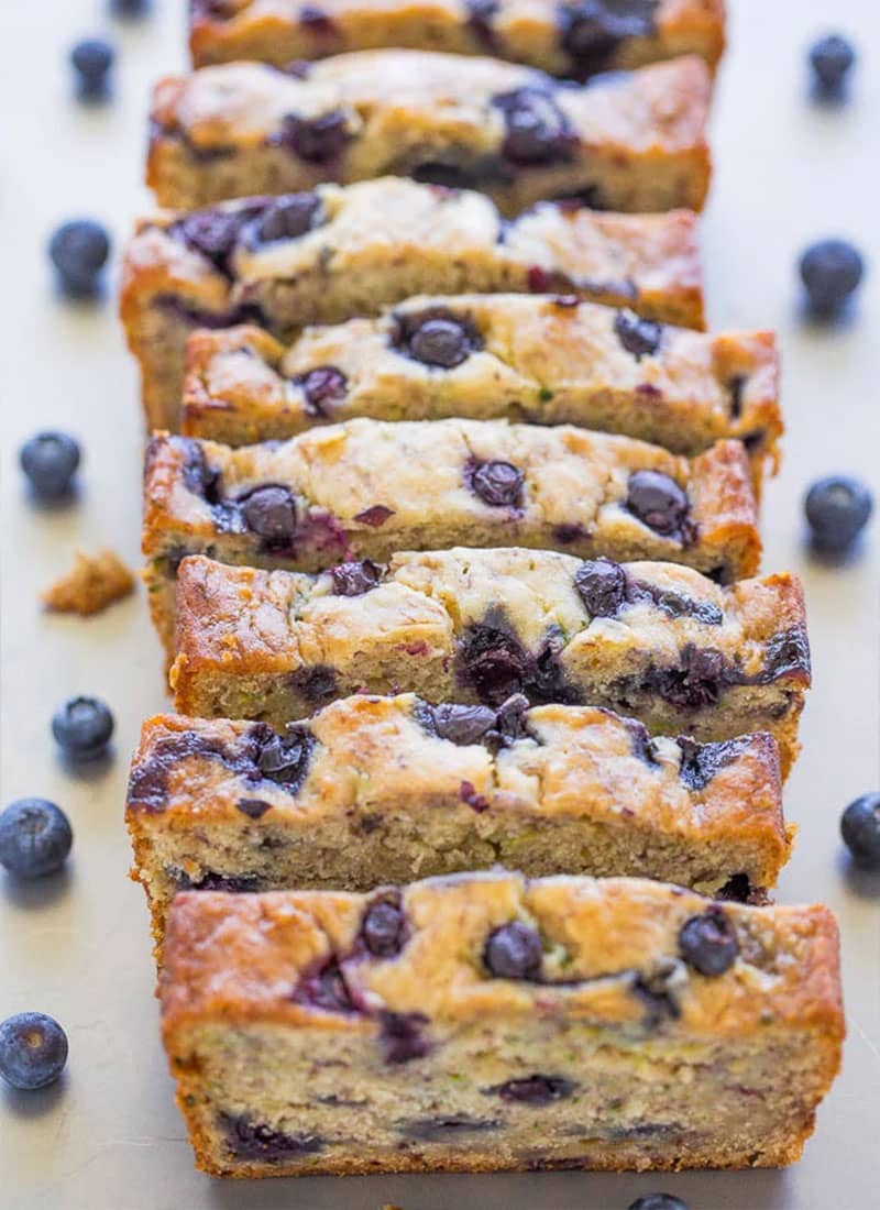 Blueberry Banana Zucchini Bread