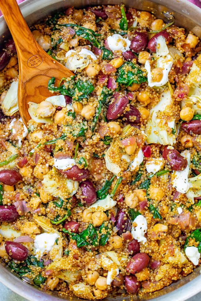 Mediterranean Quinoa and Chickpea Salad