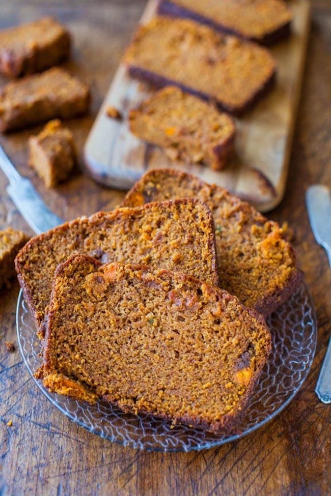 Cinnamon Spice Sweet Potato Bread