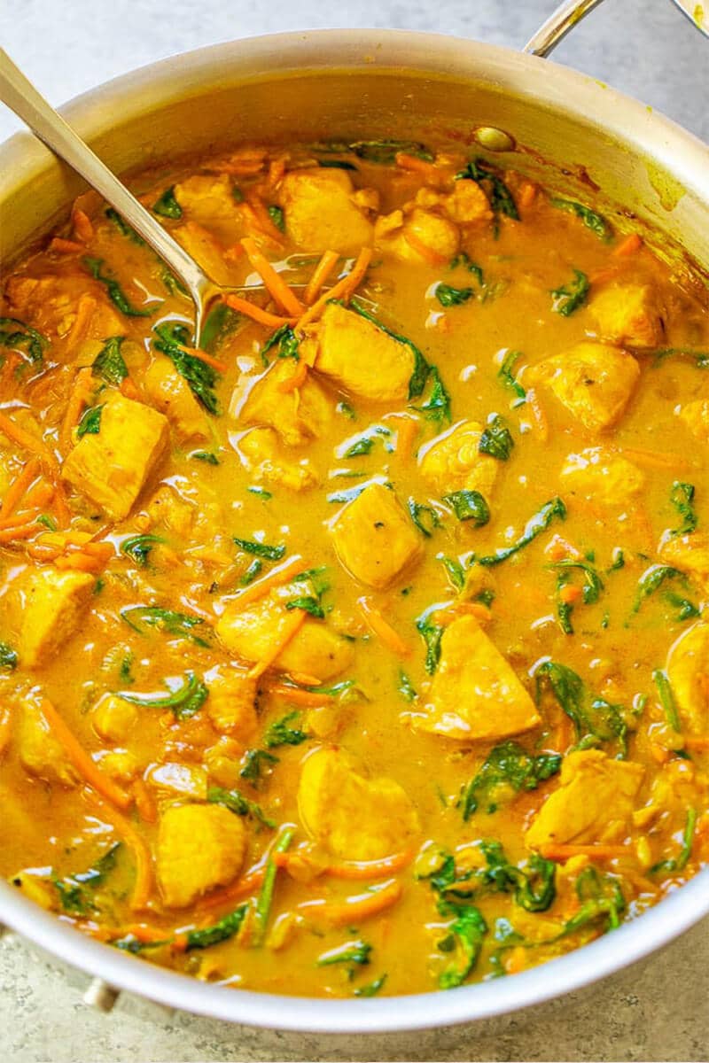 Yellow Thai Chicken Coconut Curry