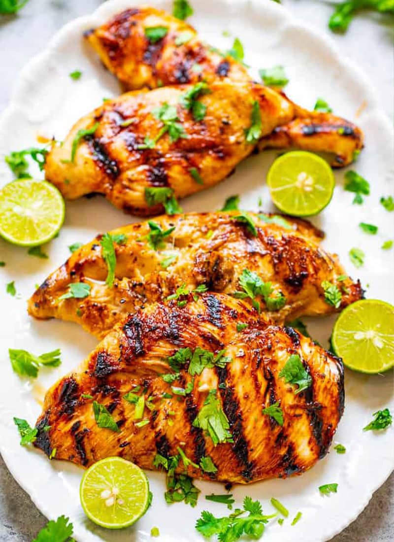 Grilled Lime Cilantro Chicken