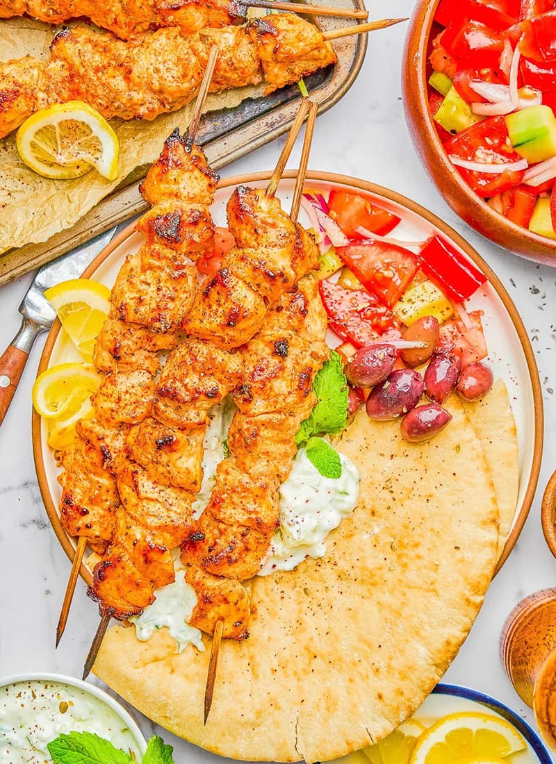 Greek Chicken Kabobs