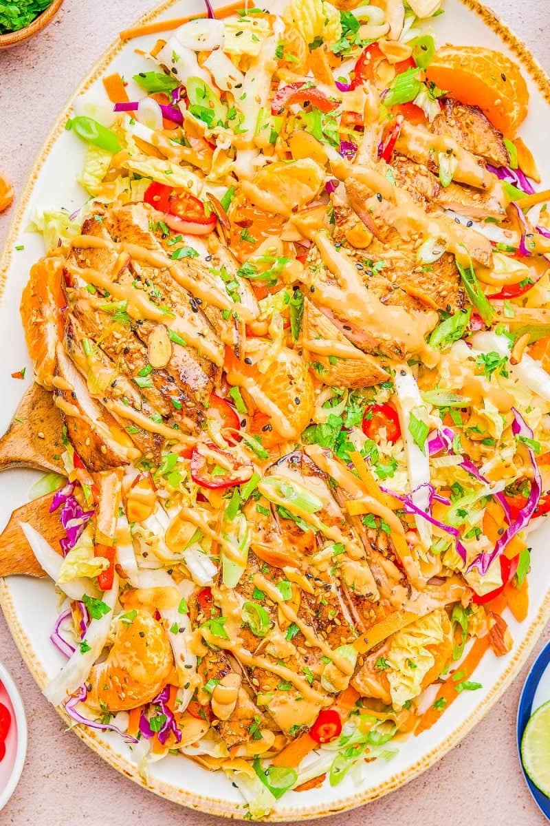 Sesame Orange Chicken Salad