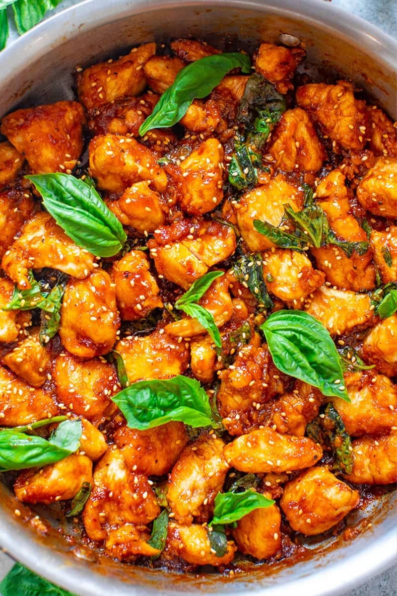 #4 Sticky Basil Chicken