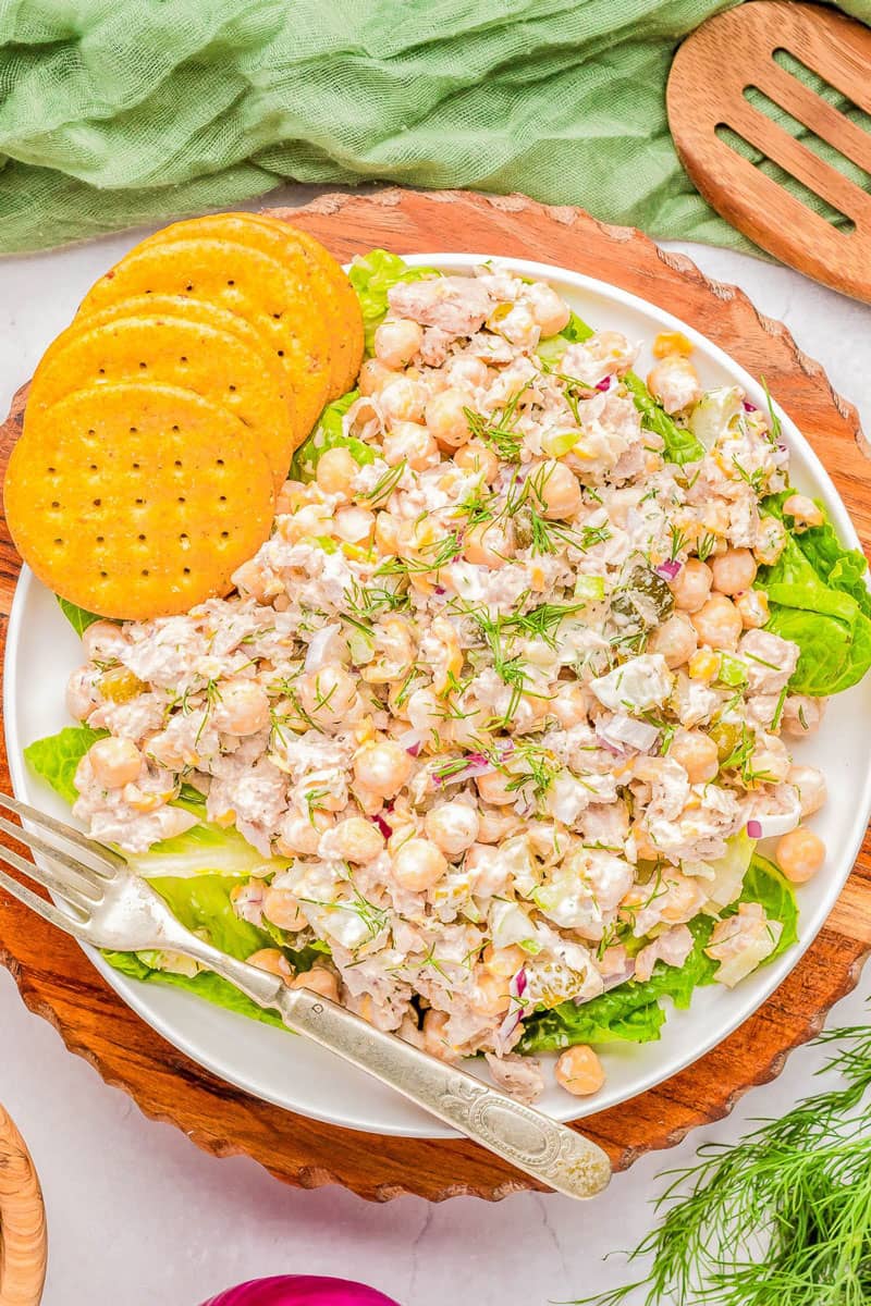 Chickpea Tuna Salad