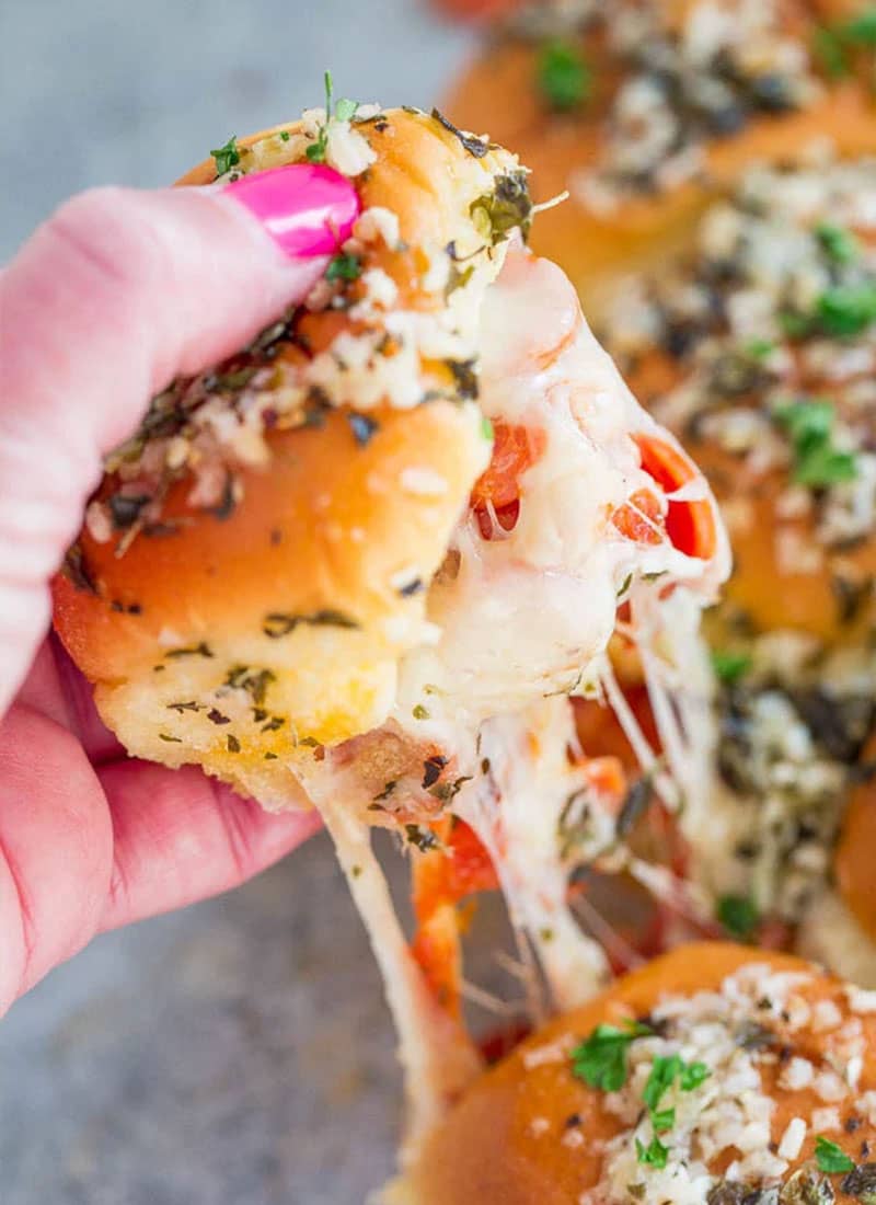 Pepperoni Pizza Sliders