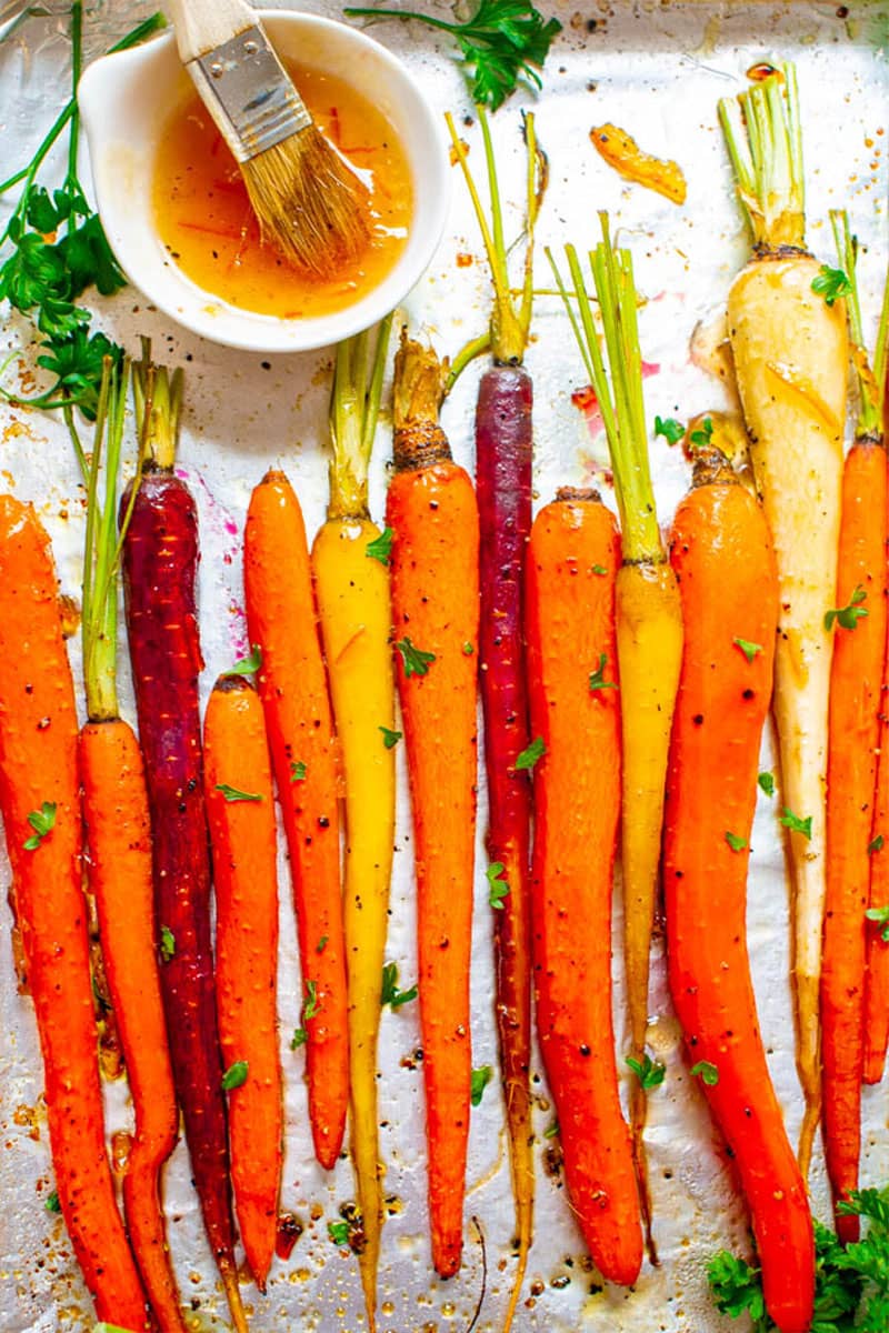 Honey Orange Roasted Carrots