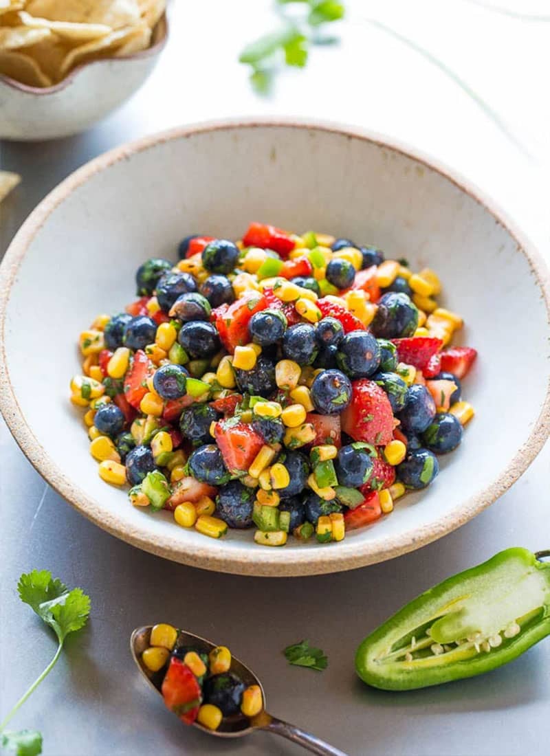 Blueberry Corn Salsa