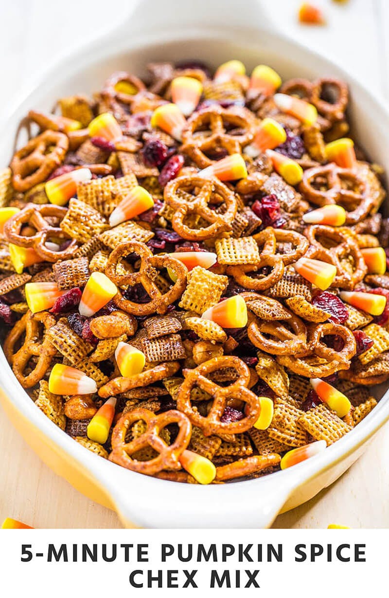 5-Minute Pumpkin Spice Chex Mix