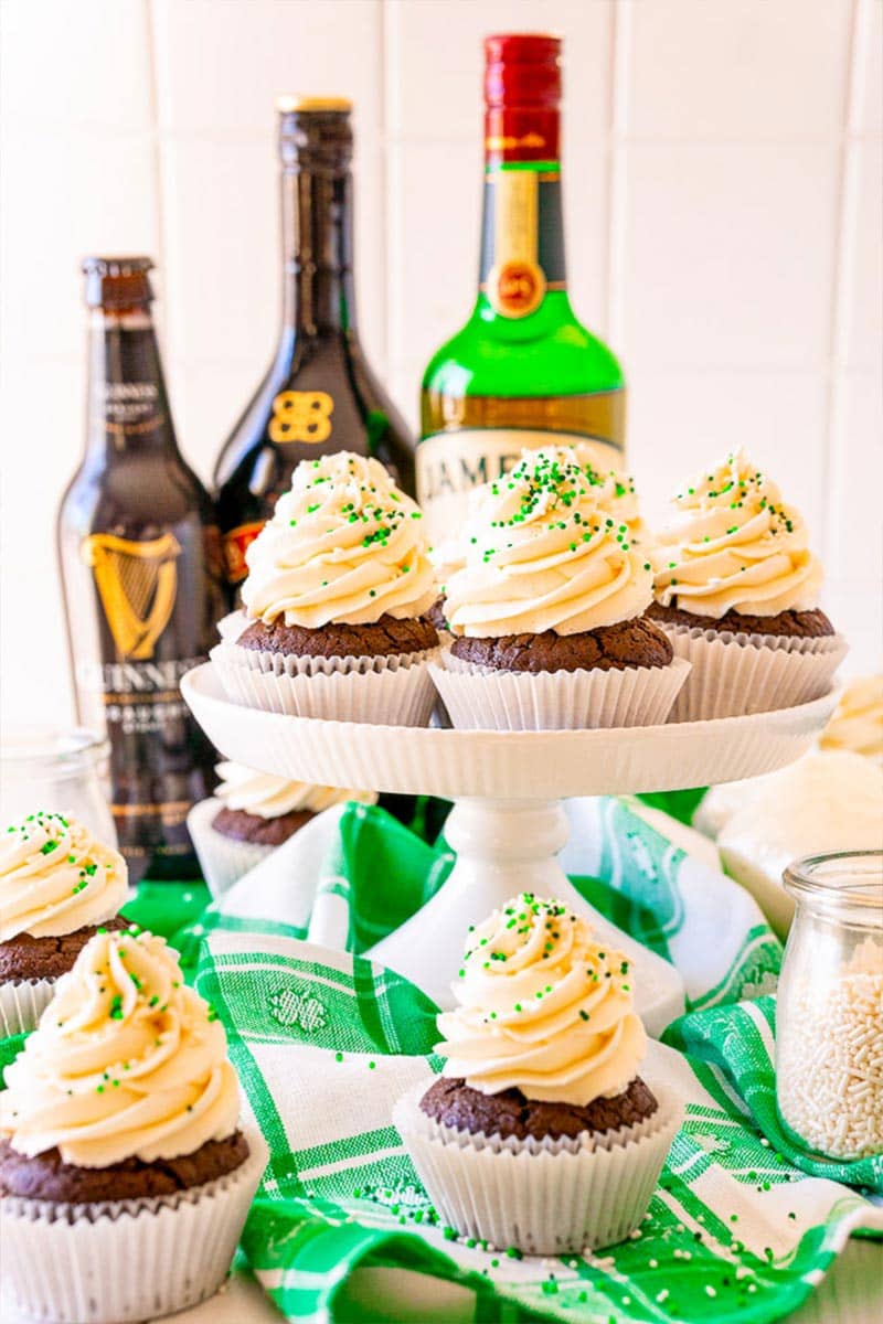 Irish Chocolate Cupcakes