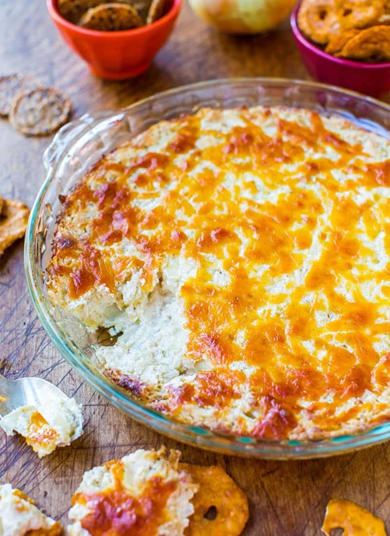 Creamy Baked Double Cheese and Sweet Onion Dip