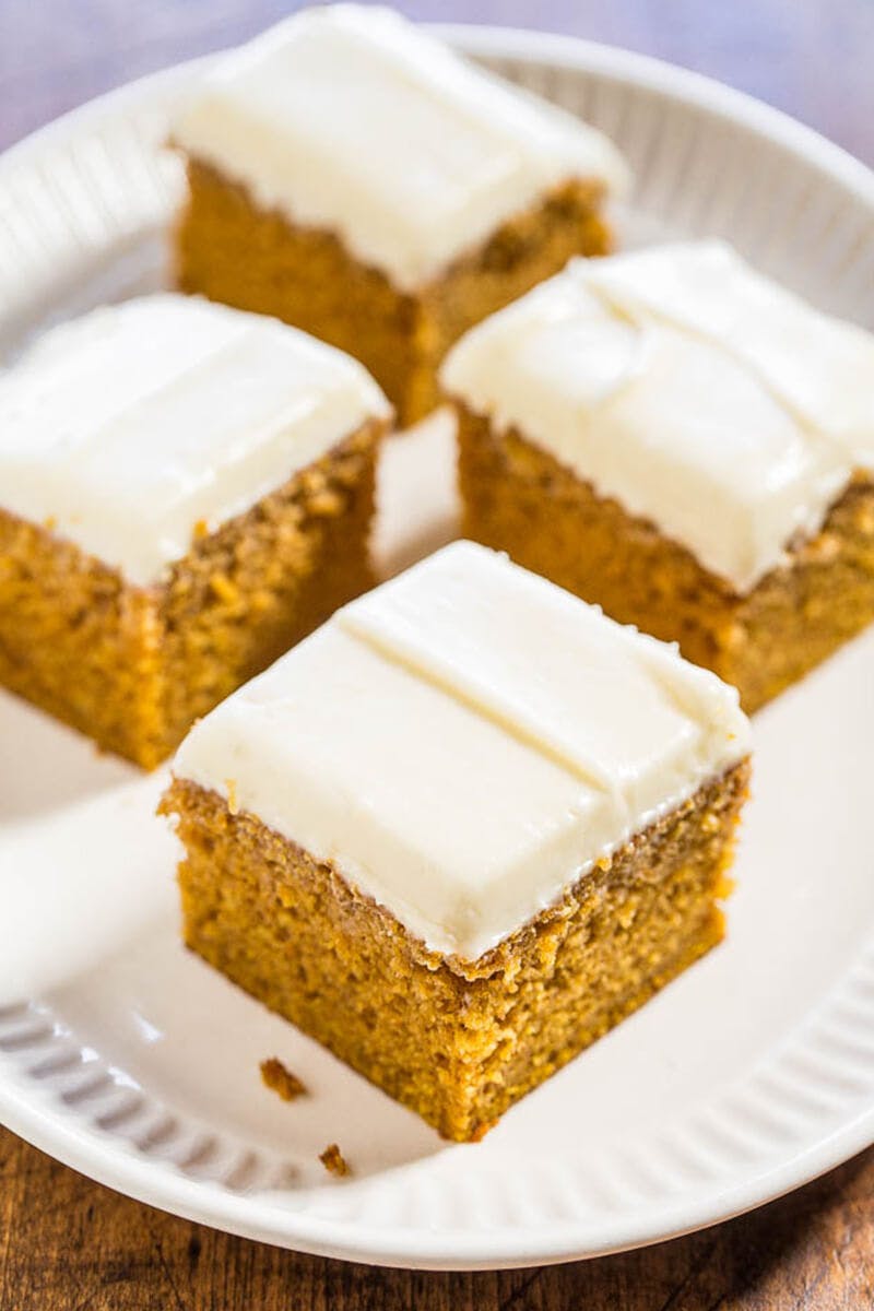 Easy Pumpkin Spice Cake with Cream Cheese Frosting