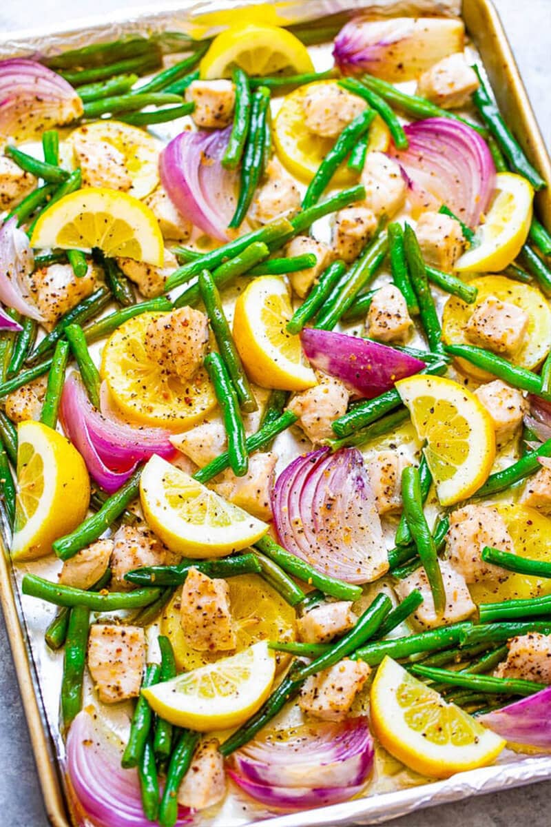 15-Minute Sheet Pan Lemon Pepper Chicken