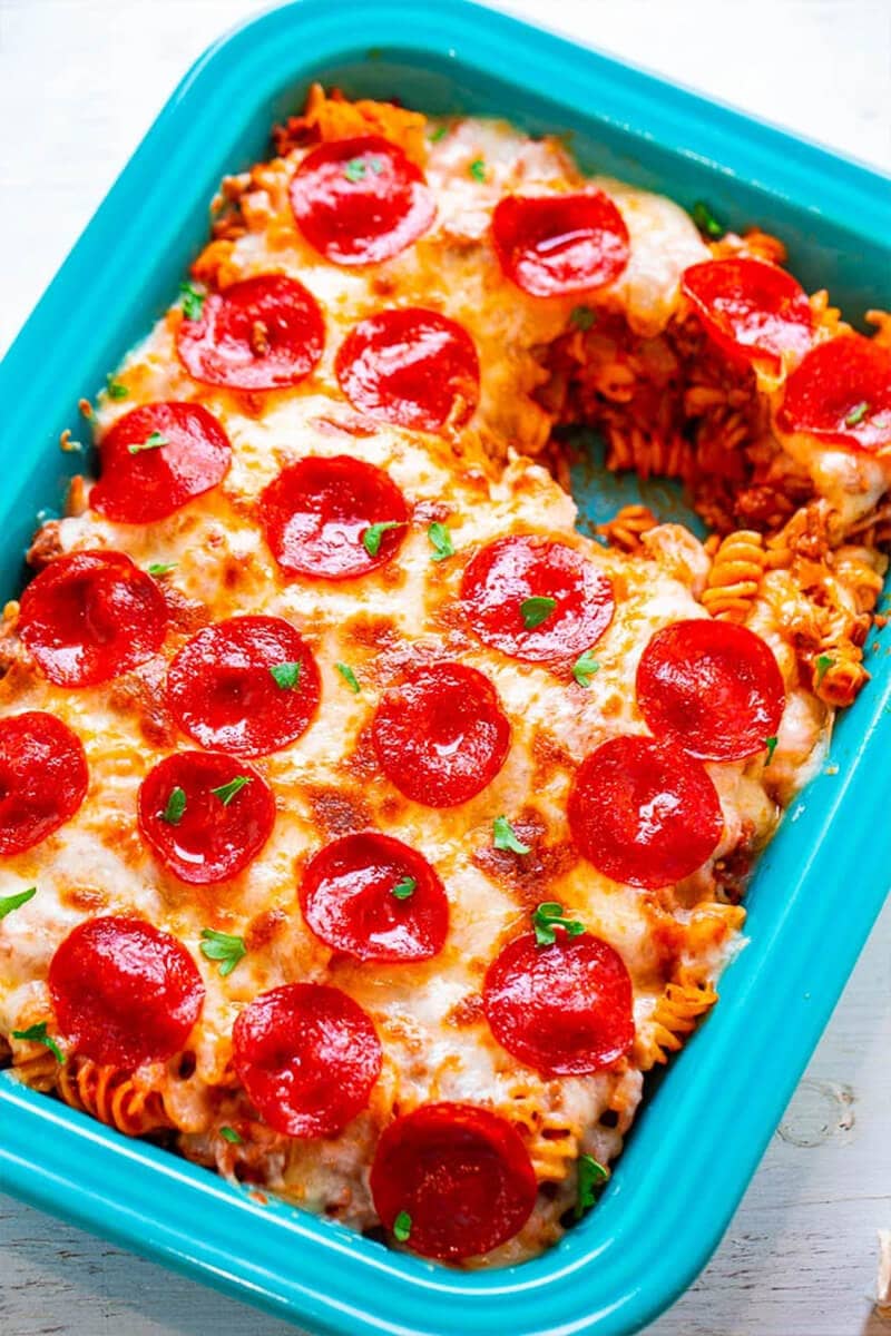 Pizza Pasta Casserole