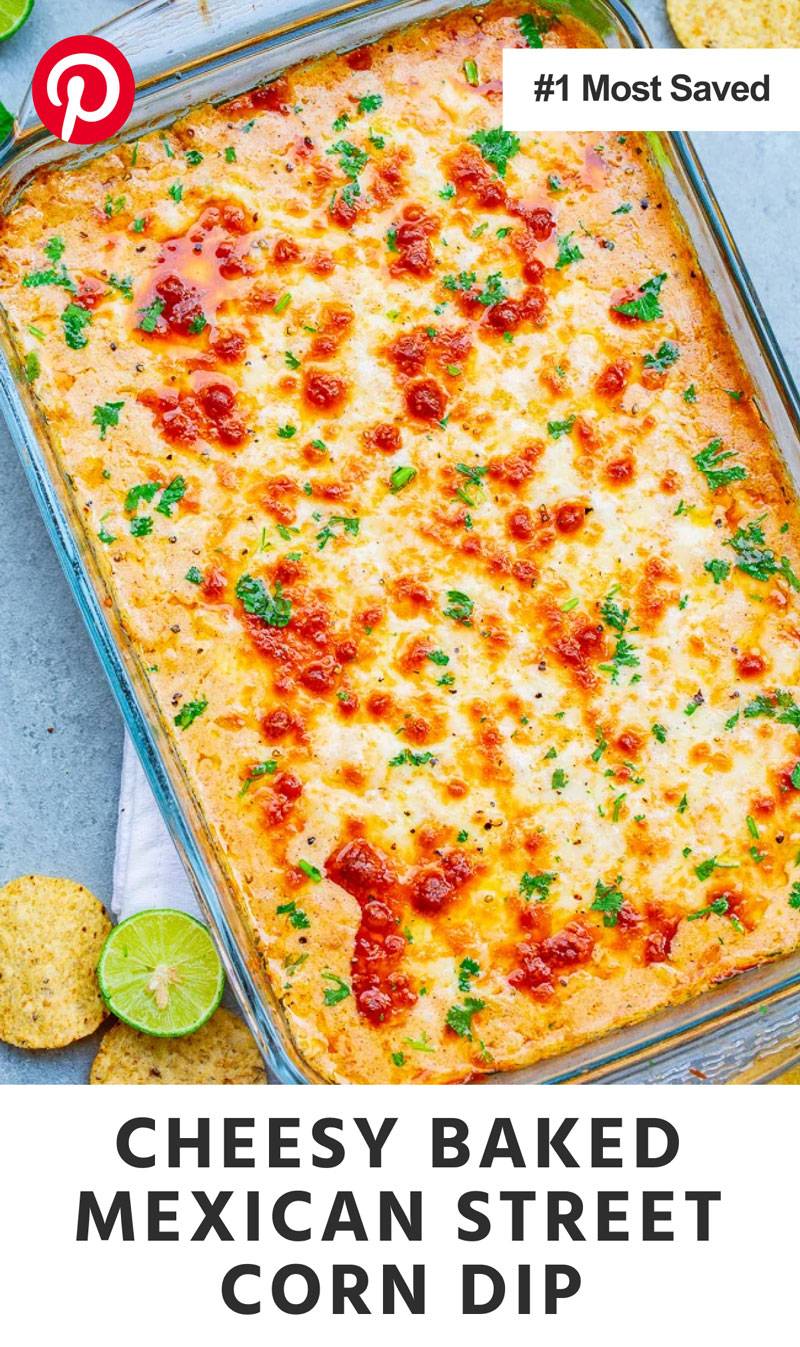 Cheesy Baked Mexican Street Corn Dip