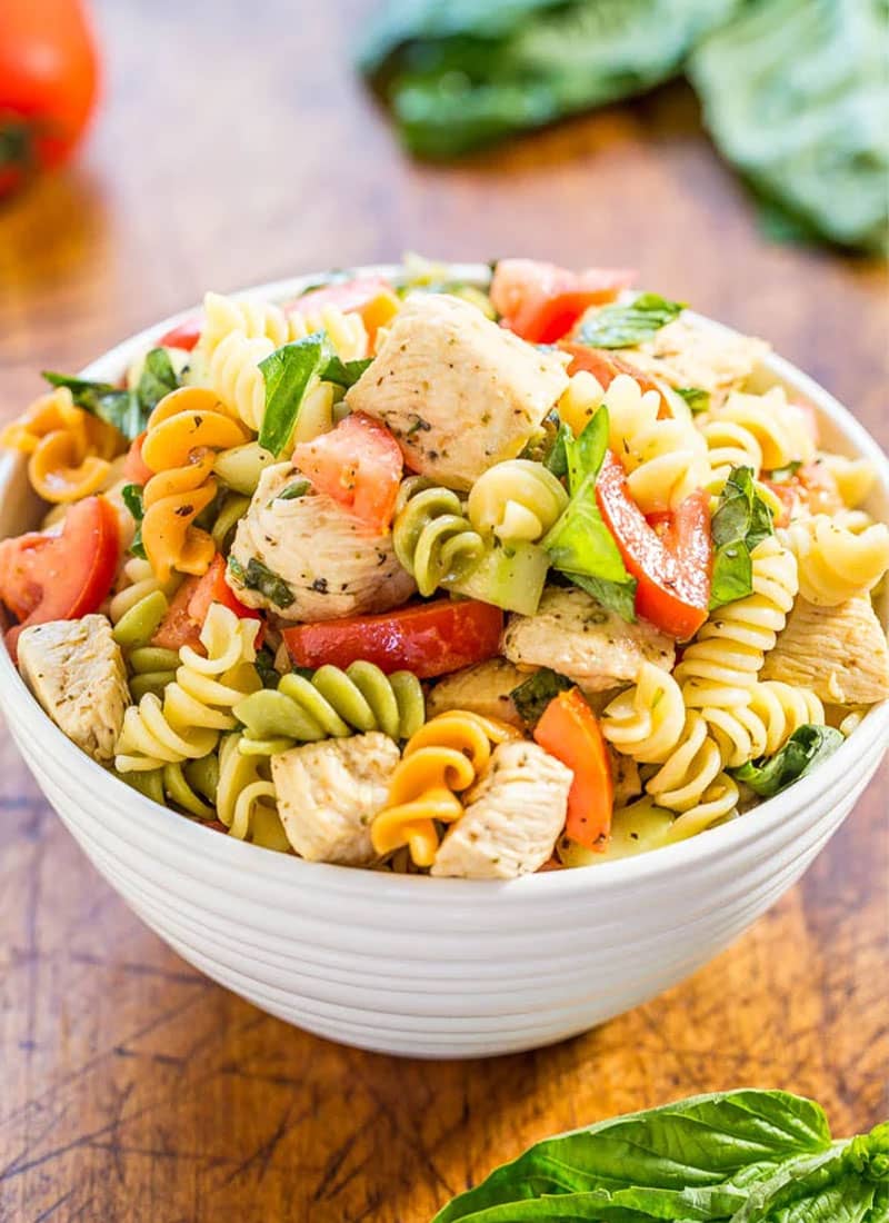 Italian Chicken Pasta Salad
