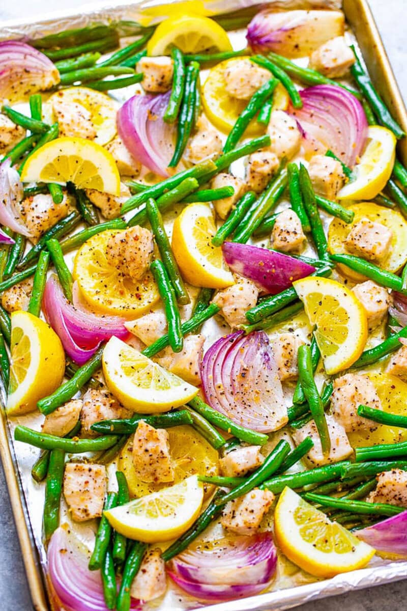 Sheet Pan Lemon Pepper Chicken