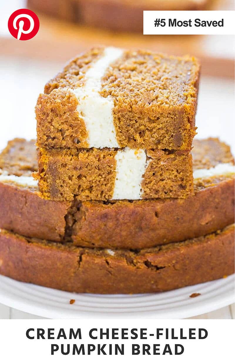 Cream Cheese-Filled Pumpkin Bread