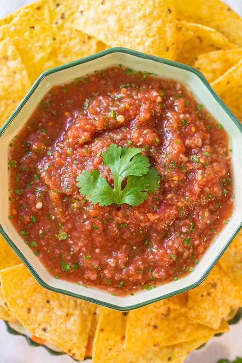 Restaurant-Style Blender Salsa