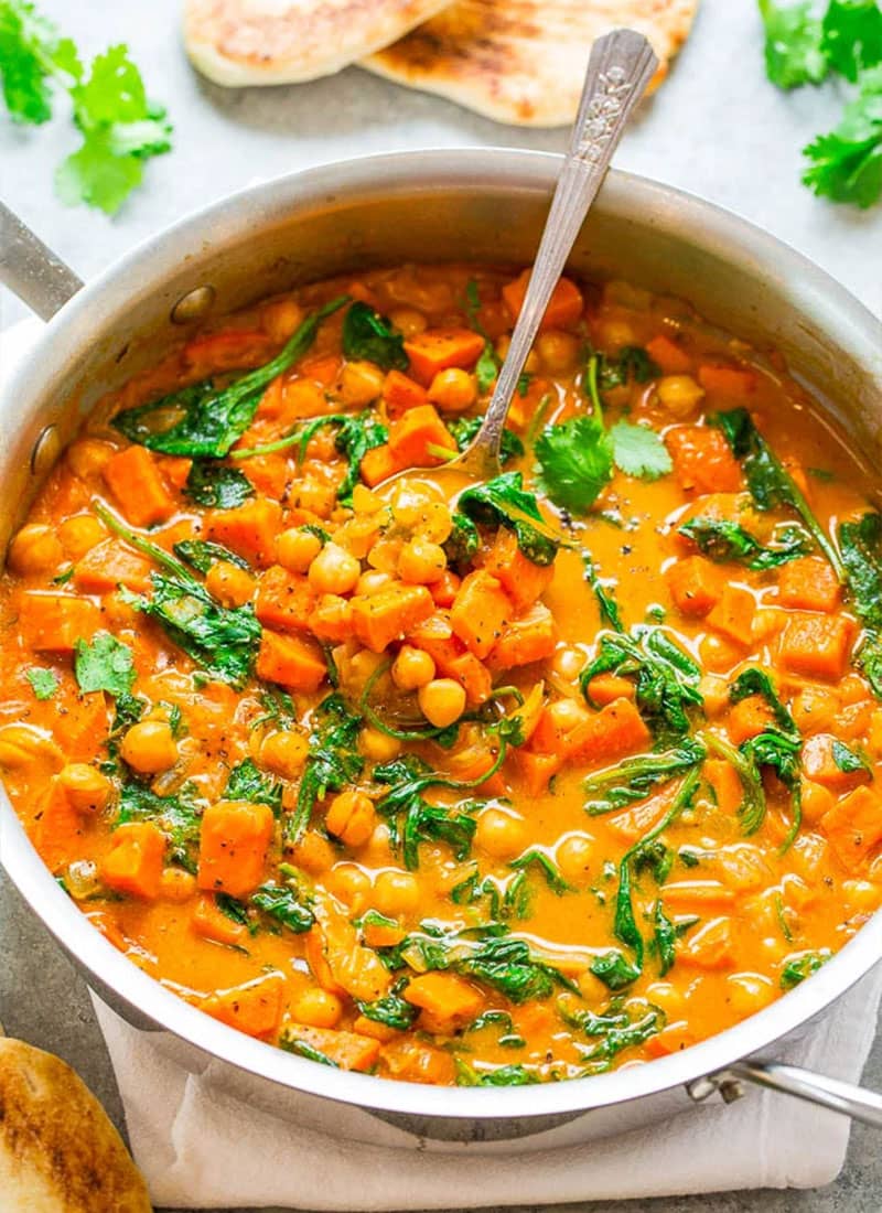 Chickpea and Sweet Potato Curry