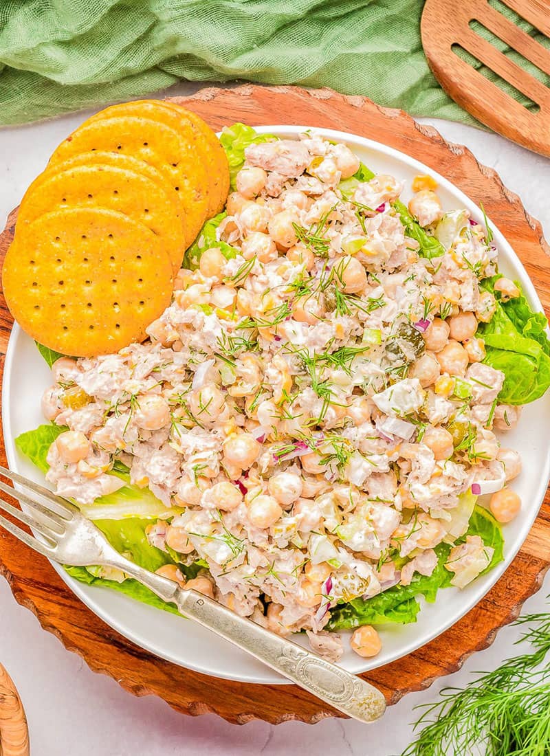 Chickpea Tuna Salad