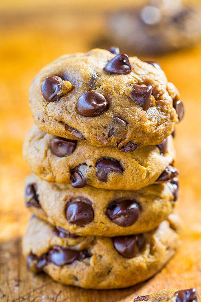 Pumpkin Chocolate Chip Cookies