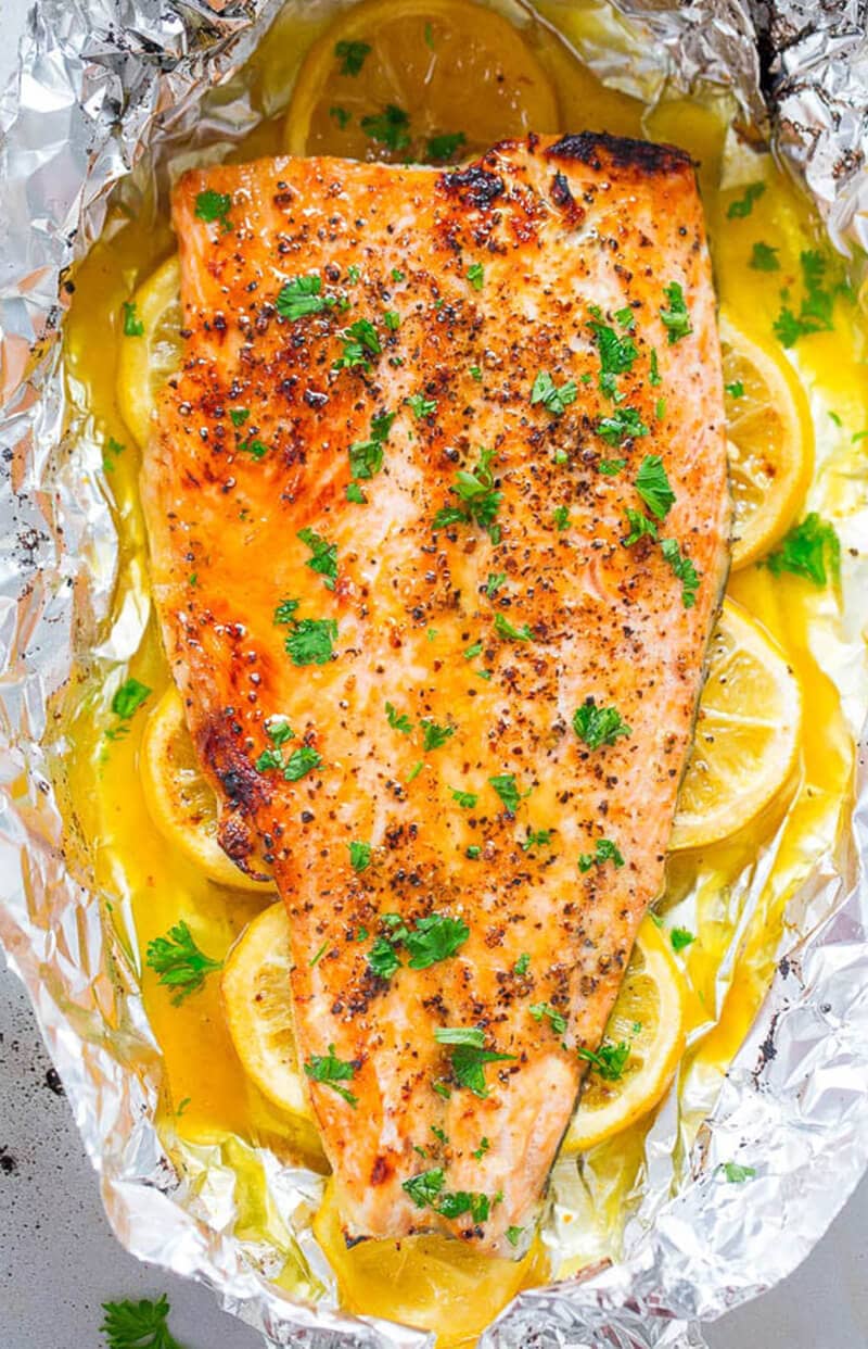 Sheet Pan Honey Lemon Salmon