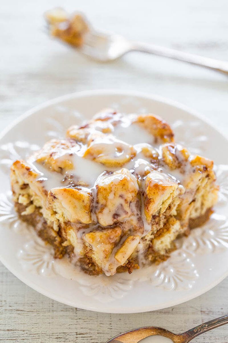 Pumpkin Cinnamon Roll Bake