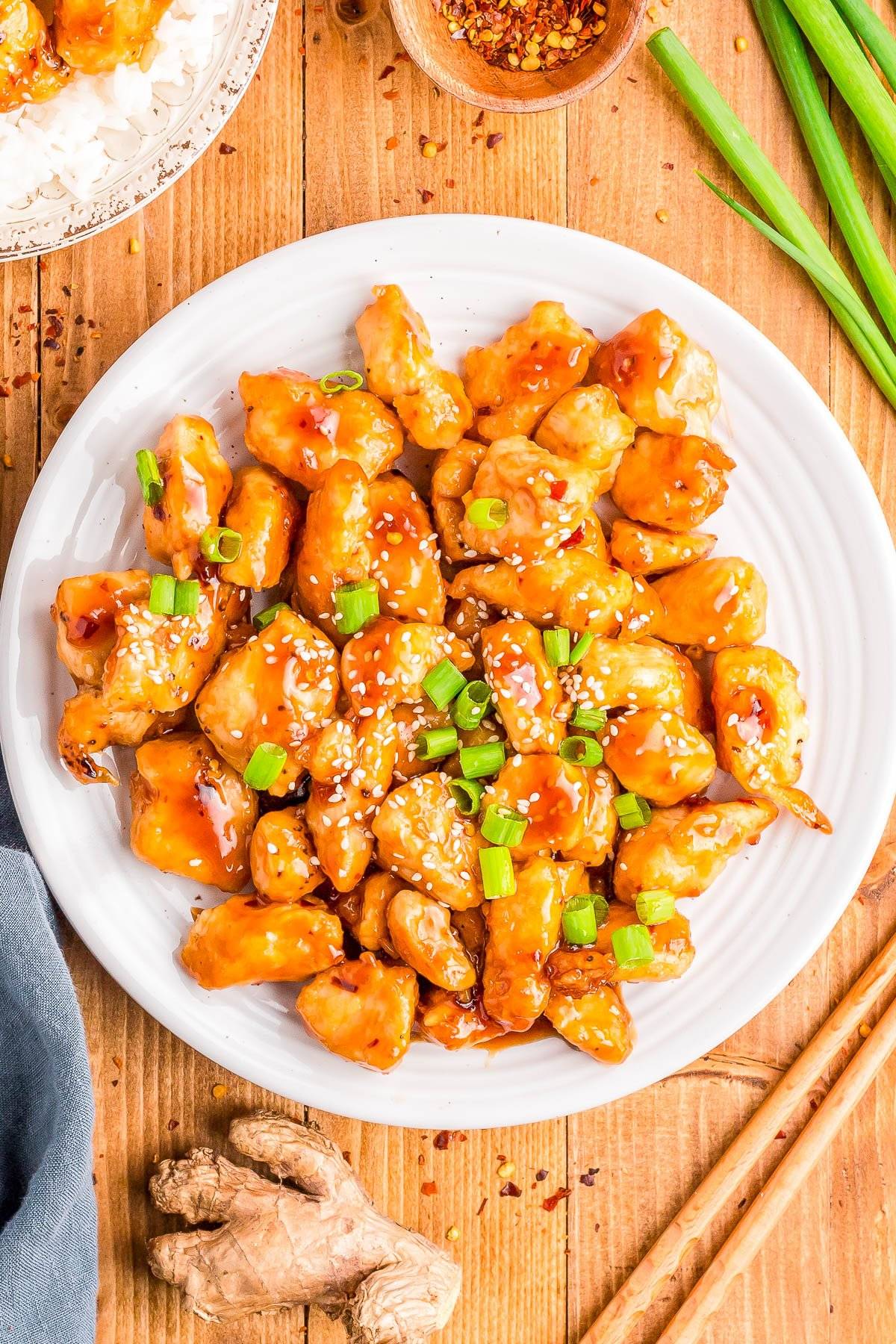 Baked Honey Sesame Chicken