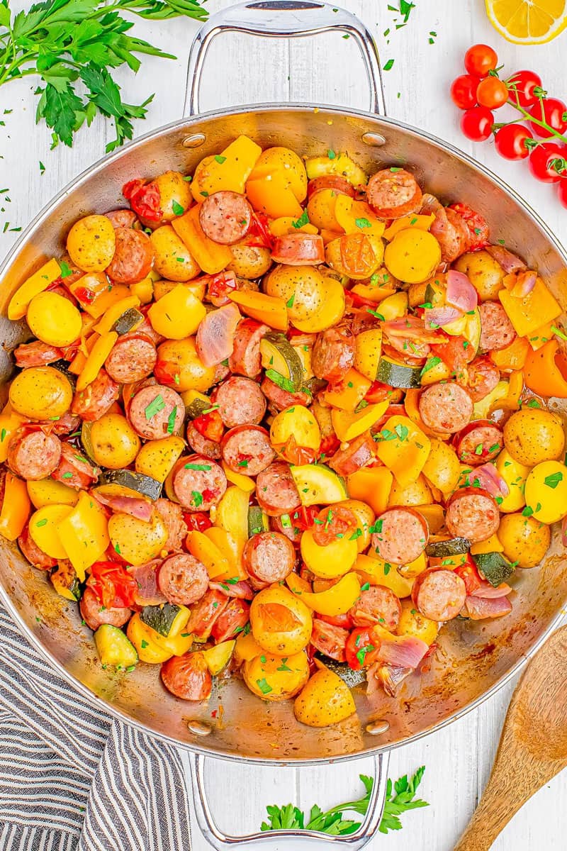 30-Minute Sausage and Veggie Skillet