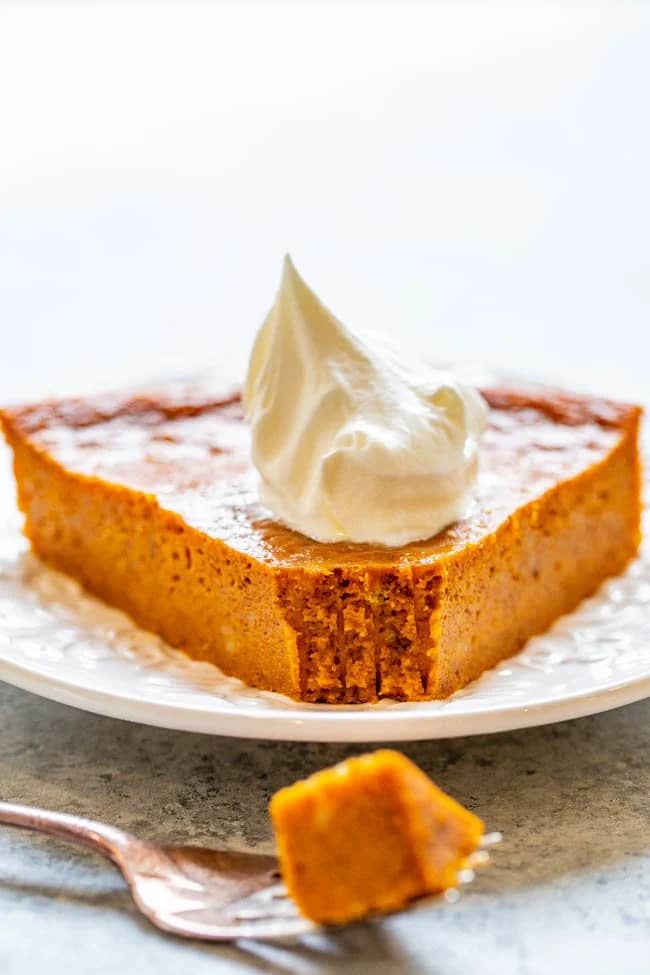 Crustless Pumpkin Pie
