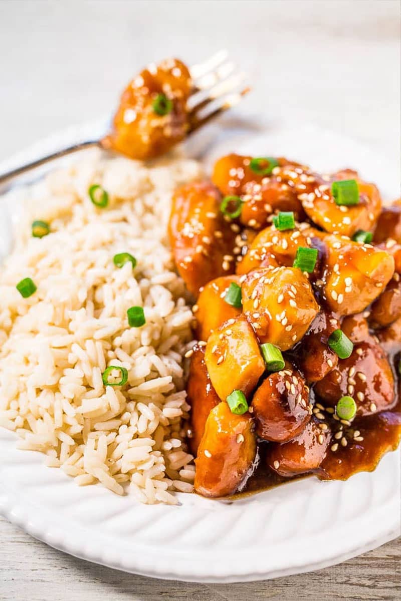 #5 Slow Cooker Orange Chicken