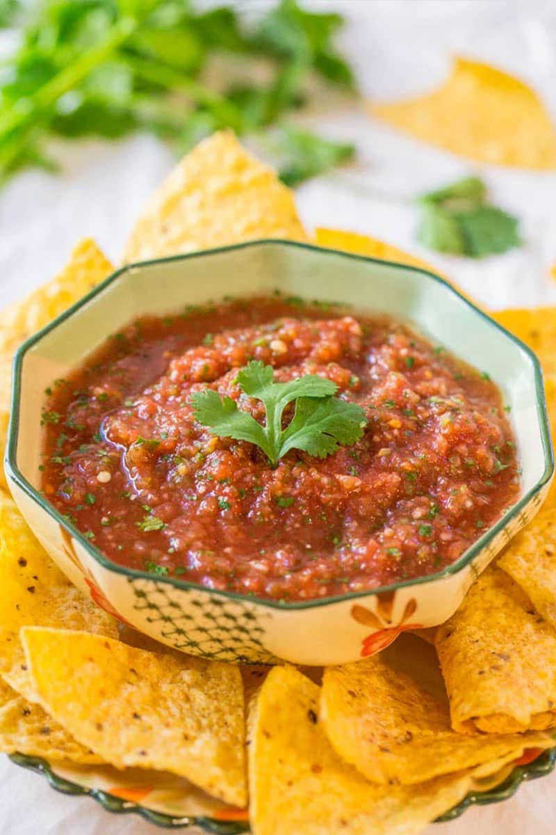 Restaurant-Style Blender Salsa