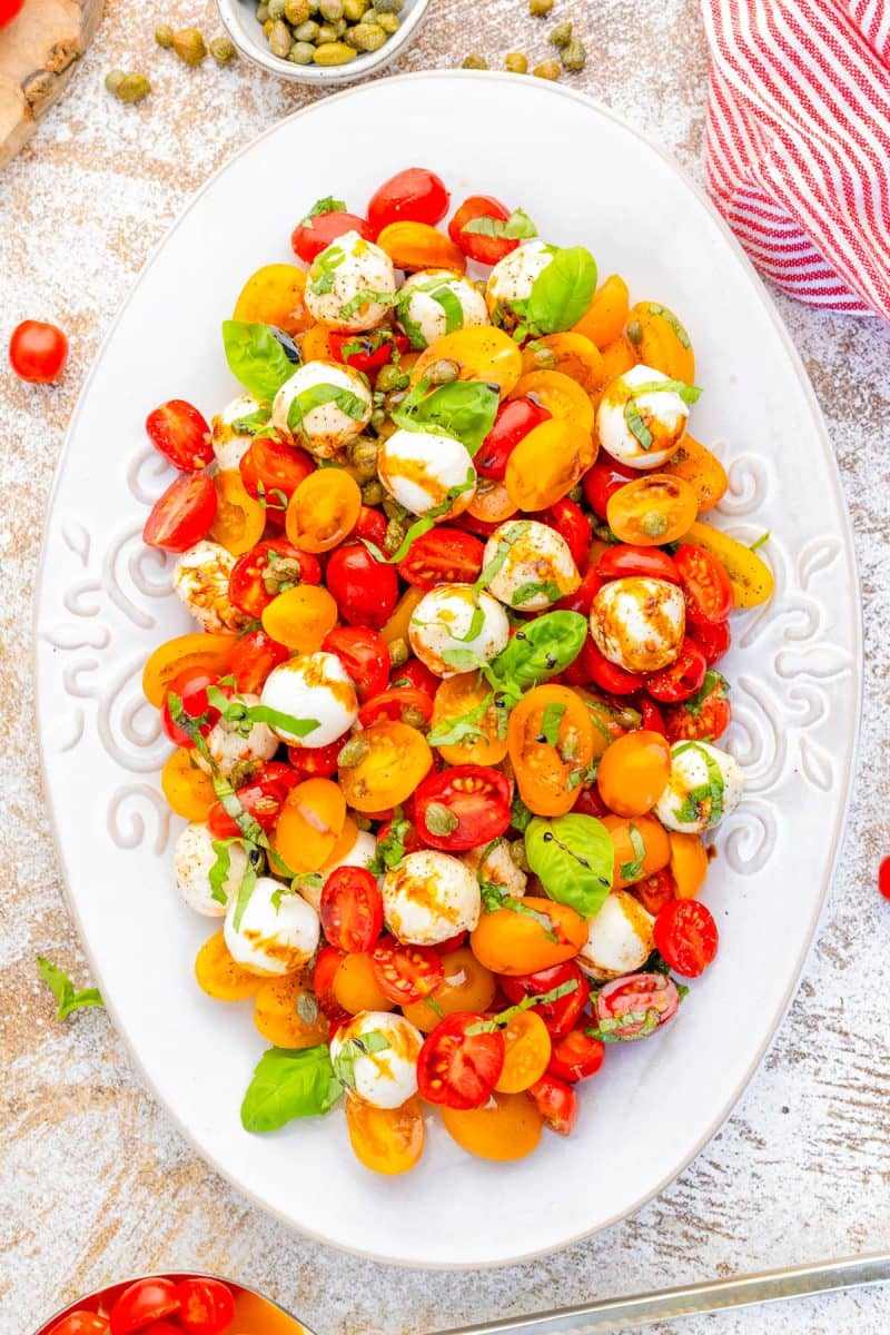 Cherry Tomato Caprese Salad
