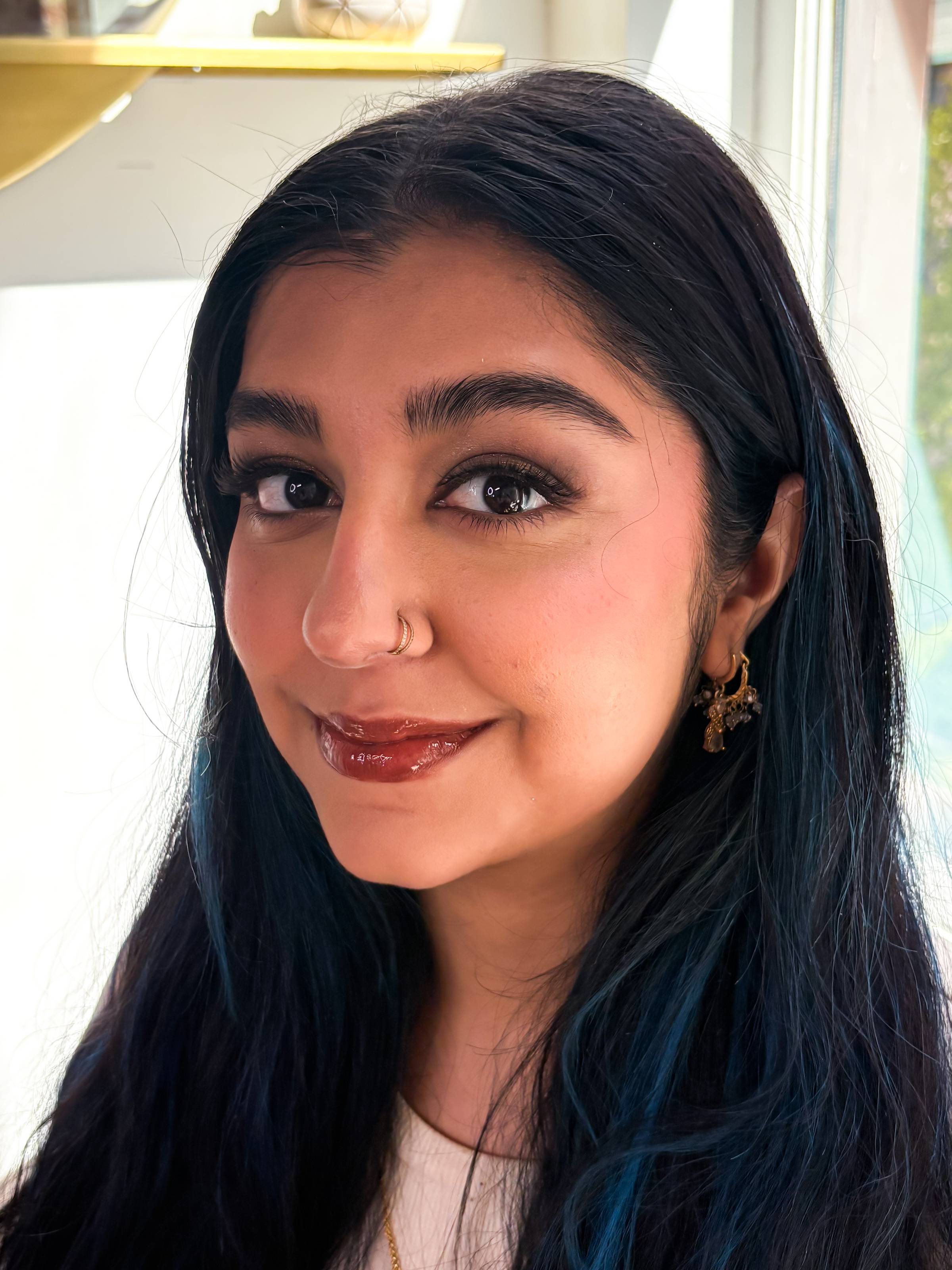 Fall soft smokey eye and berry lip makeup look by Rachel Marie Glam in Aurora IL