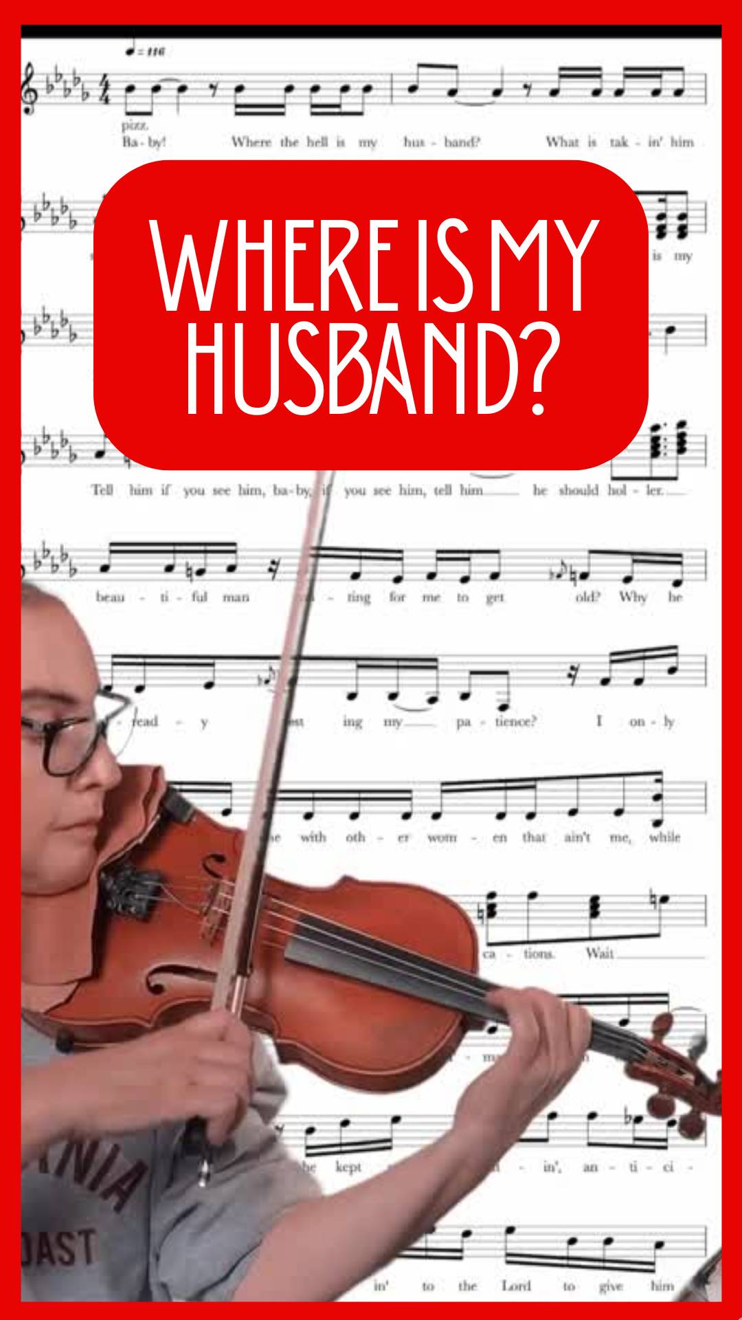Raye - Where is My Husband Violin Sheet Music (Bars 1 - 35)