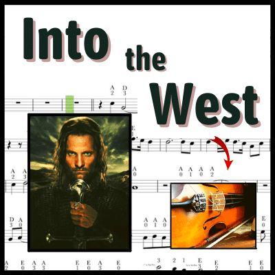 Into the West (Lord of the Rings) Violin Sheet Music