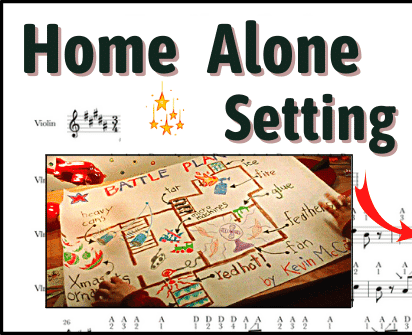 Home Alone Setting the Trap  Violin Sheet Music