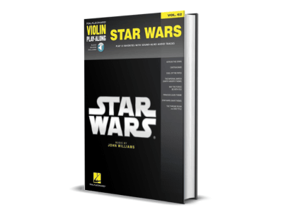 Front cover of the violin play along book Star Wars Volume 62
