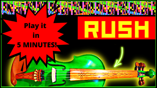Rush E for Two Violins on One Violin (Sheet Music) YouTube Thumbnail