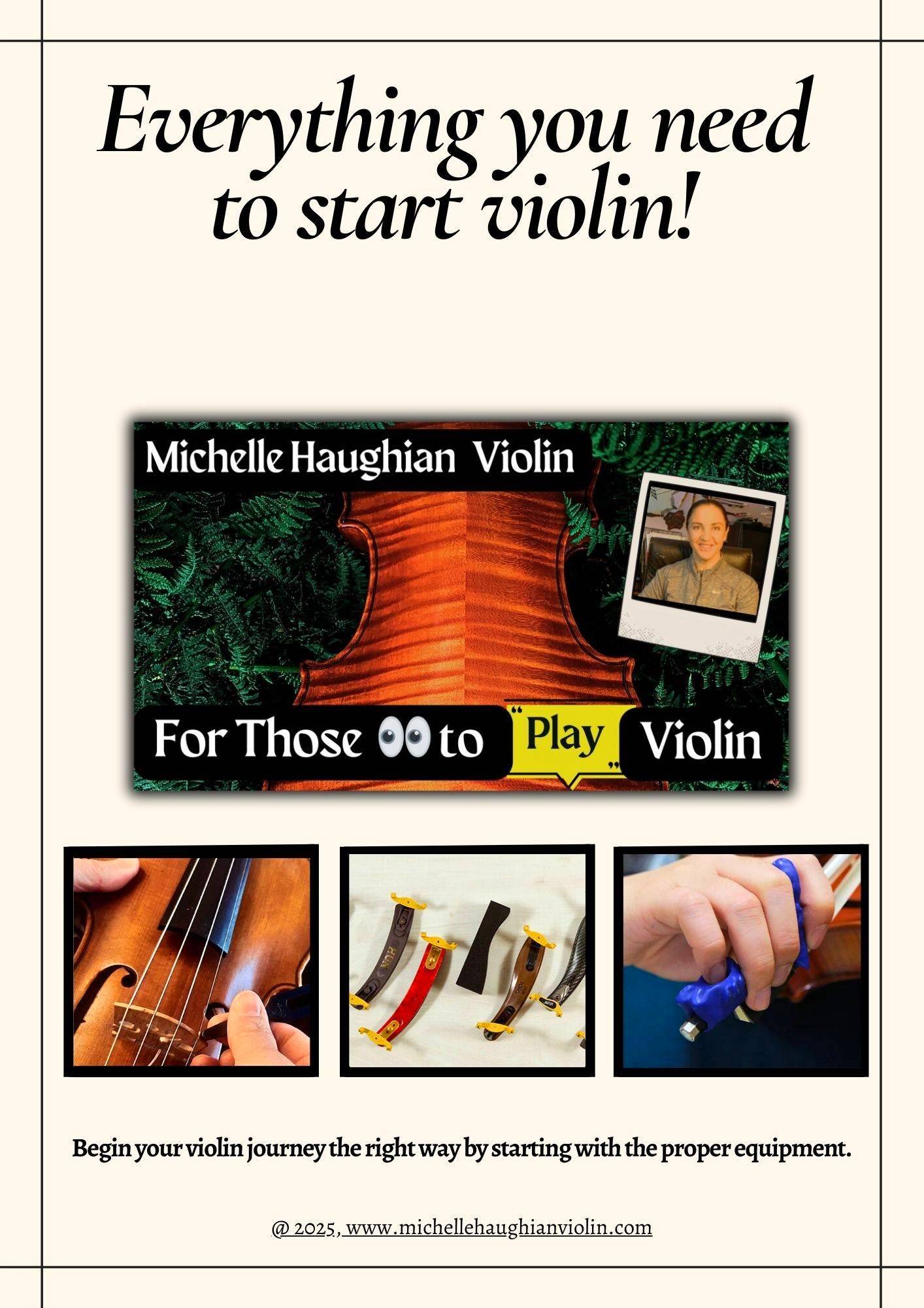 Everything you need to start violin!