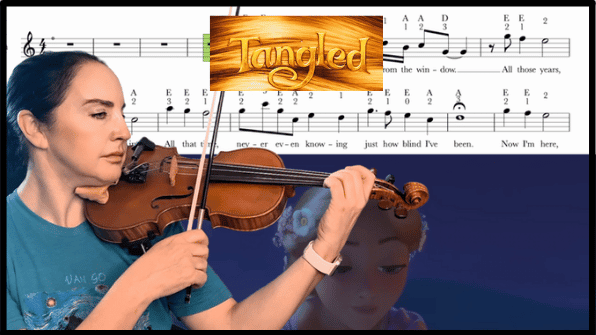 I See the Light Violin Sheet Music