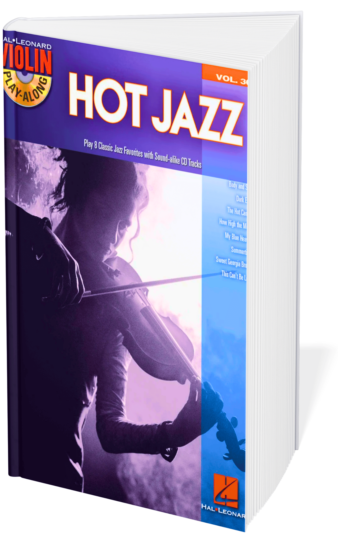 Hot Jazz Violin Play-Along Volume 36