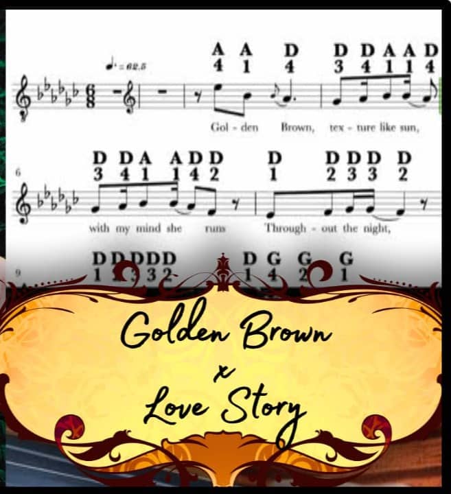 Golden Brown Violin Sheet Music