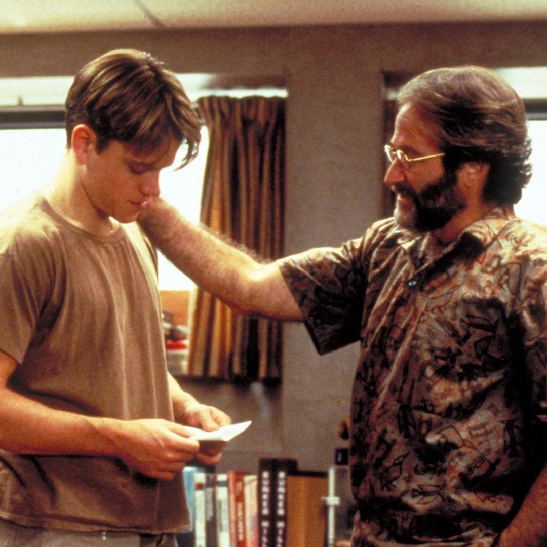 Will Hunting and Sean Maguire in Good Will Hunting