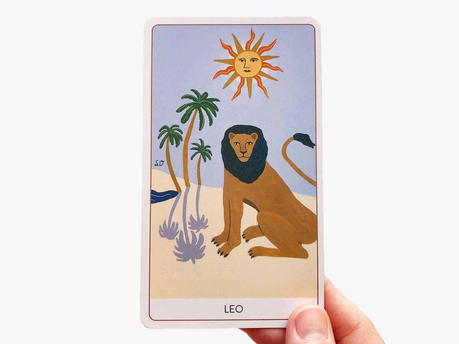 Leo card from the Ingenious Zodiac deck