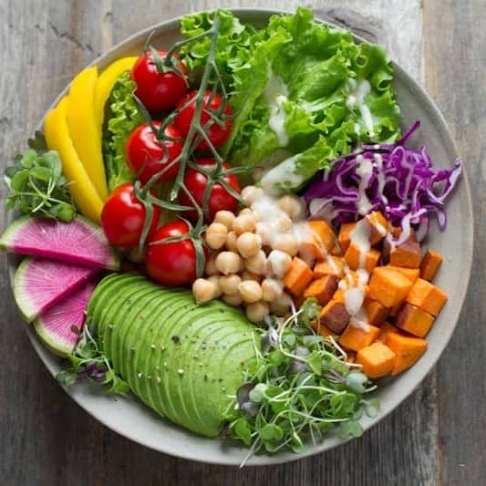 bowl of vegetable salads