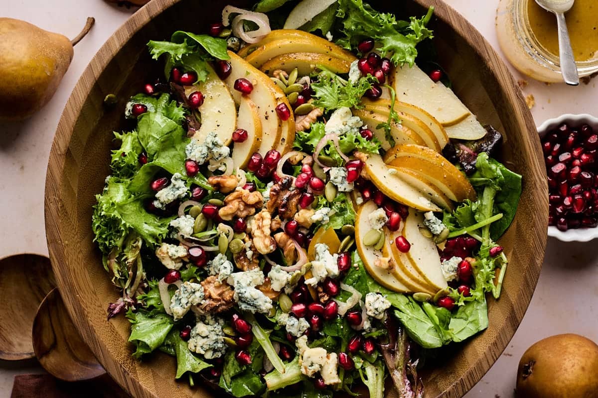 Fall inspired pear salad