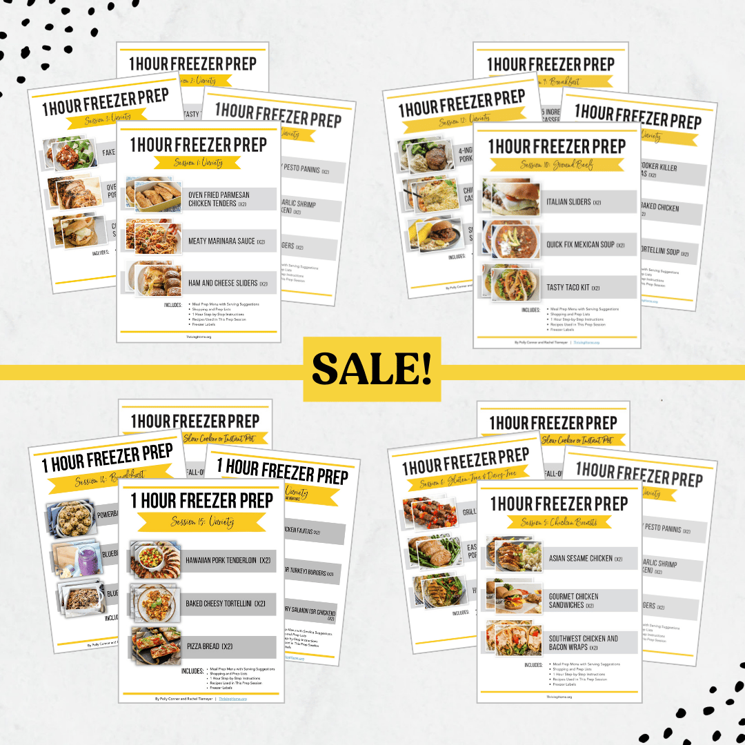 1 Hour Freezer Prep (Sale!)