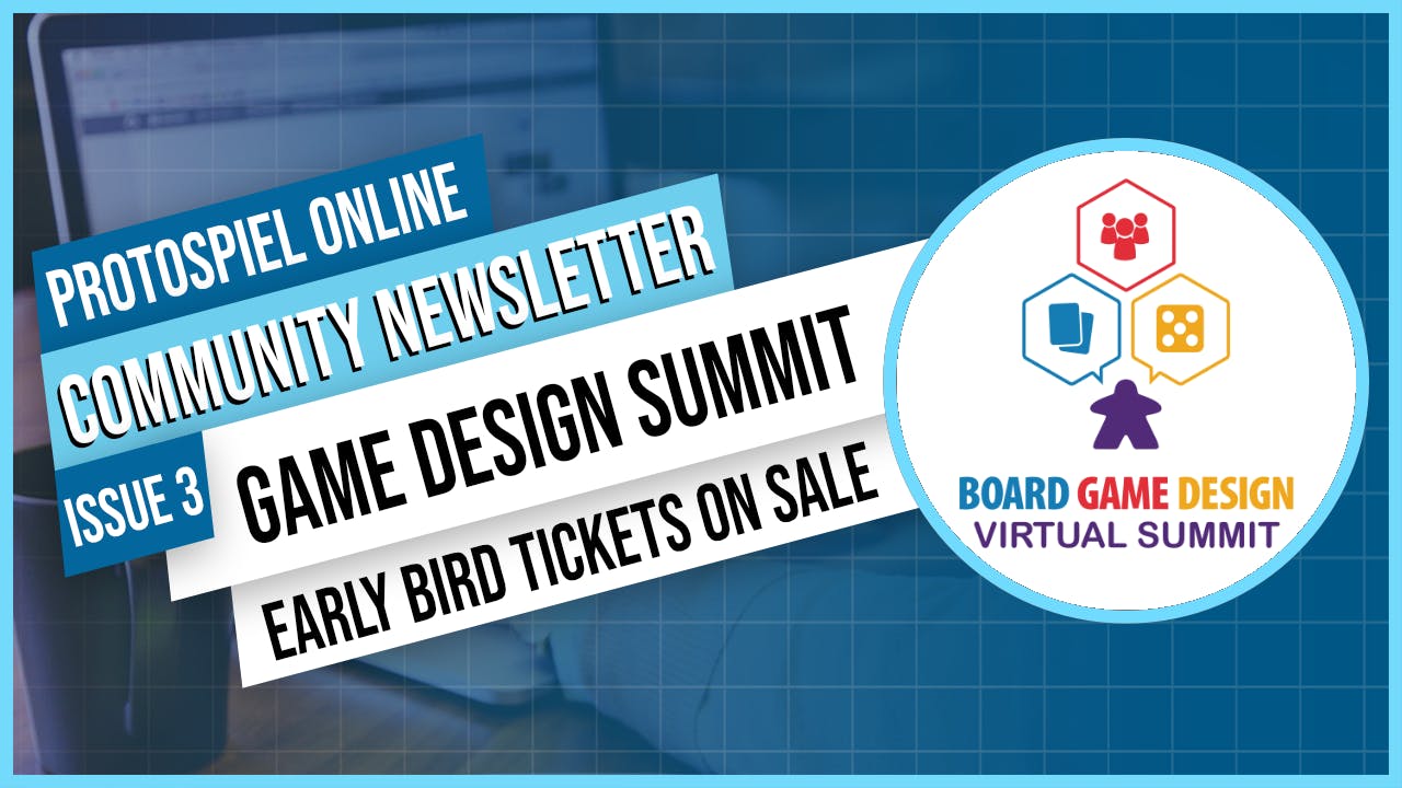 Board Game Design Summit. Early Bird Tickets on sale. 
